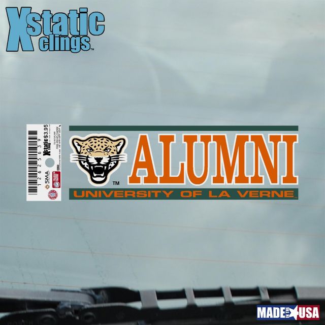 University of La Verne Alumni Leopards Cling Decal