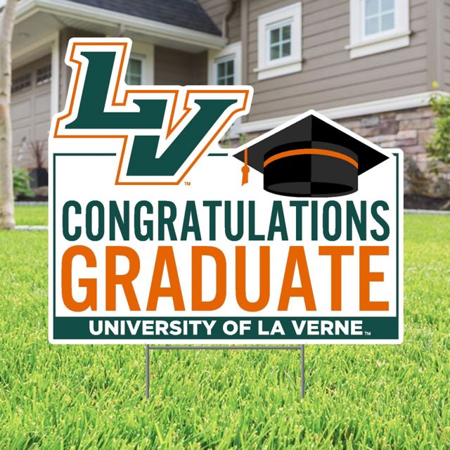 University of La Verne Grad 22 x 19 Lawn Sign